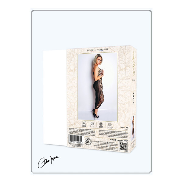 Robe sexy longue en résille noire - Le Numéro 3 - Collection Robe 